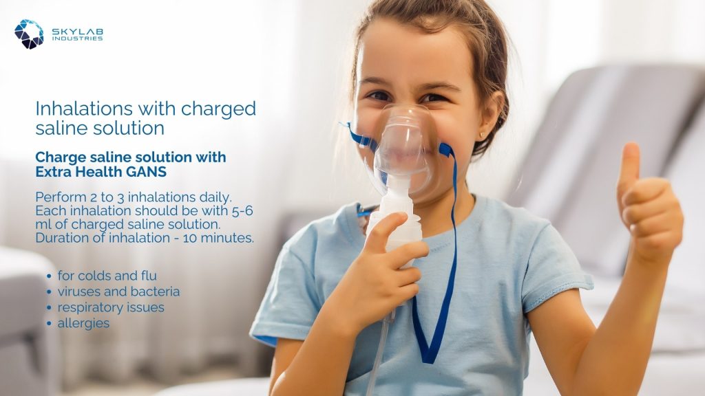 SKYLAB make inhalation with gans water